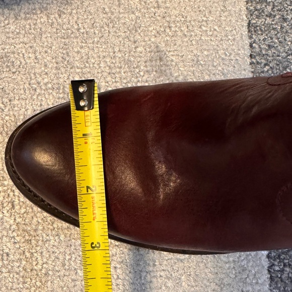Frye Oxblood short western boot. - Picture 3 of 9